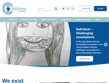 Tablet Screenshot of children-ne.org.uk